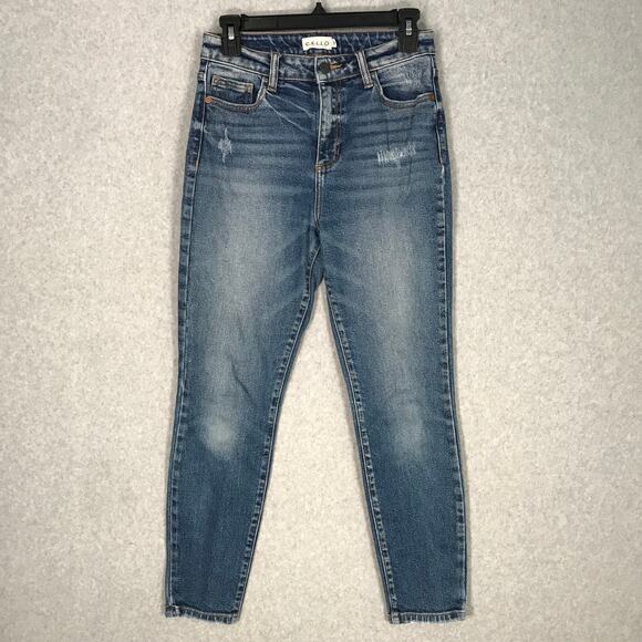 Cello Jeans Women Size 3 Skinny Ankle Distressed Holes Grunge Capsule Worn Faded - Picture 1 of 11
